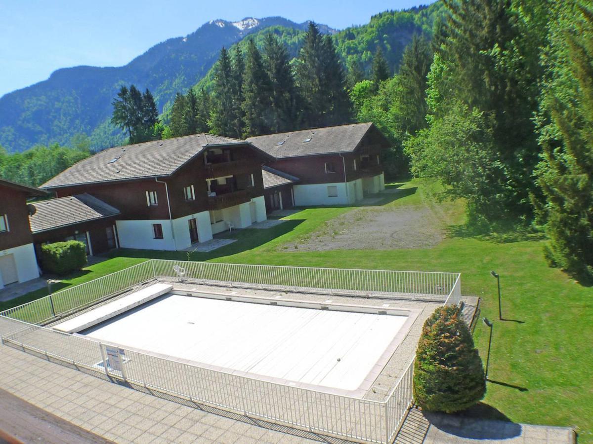 Appartement Cosy Avec Piscines, Parking Et Wifi A Samoens - Fr-1-629-32 Exteriör bild